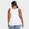 Women's Slim Fit Tank Top - Ava & Viv™ - 2 of 4