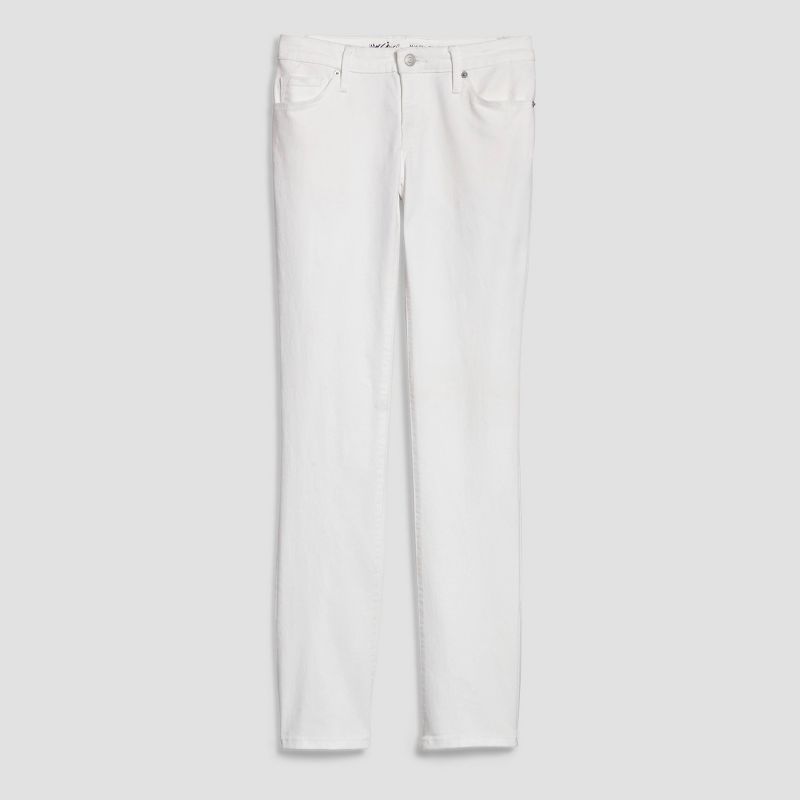 Mid-Rise Straight Leg Jeans (Modern Fit) White 6 - Mossimo&#174;, 5 of 7