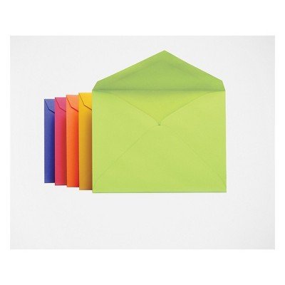 Staples Gummed Brights Invitation Envelopes 50/Box (20557)