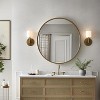 KWPZQEB Metal Framed Vanity Round Bathroom Mirrors for Over Sink Wall, Round Mirror for Bathroom, Vanity - 3 of 4