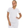Medichic Women's Medical Scrubs Set- V-Neck with Flare Pant - 3 of 4