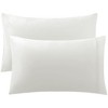 2 Pcs 300 Thread Count 100% Cotton Fabric Comfortable Pillowcase - PiccoCasa - 2 of 4