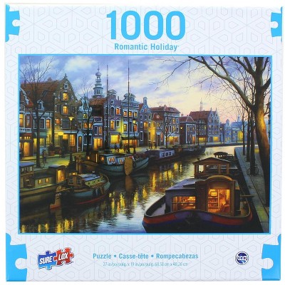 The Canadian Group Romantic Holiday 1000 Piece Jigsaw Puzzle | Canal Life