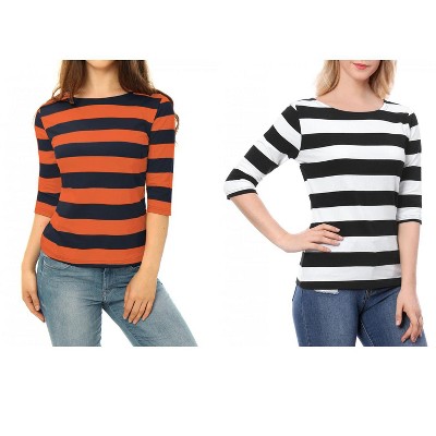 black white/orange navy