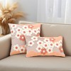 REGALWOVEN Velvet Embroidery Flowers Soft Decorative Farmhouse Pillowcases 2 Pcs - 2 of 4