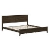 Merax Sleek Pine Wood Frame with Tapered Legs and Sturdy Slats Support - 2 of 4
