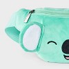 Girls' Squishmallows Kevin Belt Crossbody Bag - Green - 4 of 4