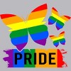 Adult Design By Humans Rainbow Butterflies Rainbow Pride By dnlribeiro88 Tank Top - 2 of 2