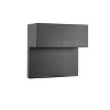 Chloe Lighting Campbell Contemporary Led Light Textured Black Outdoor Wall Sconce 6" Tall - 2 of 3