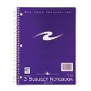 Roaring Spring Paper Products Spiral Notebook, 3-Subject, 120 Pages, Pack of 6 - 2 of 2