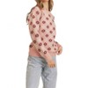 Women's Snowflake Print Crew Neck Sweater - &merci - 2 of 3