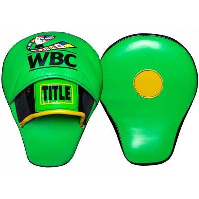 Title Boxing WBC Focus Mitts - Green/Black