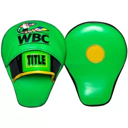 16OZ Black/Green Title Boxing WBC Bag Gloves 