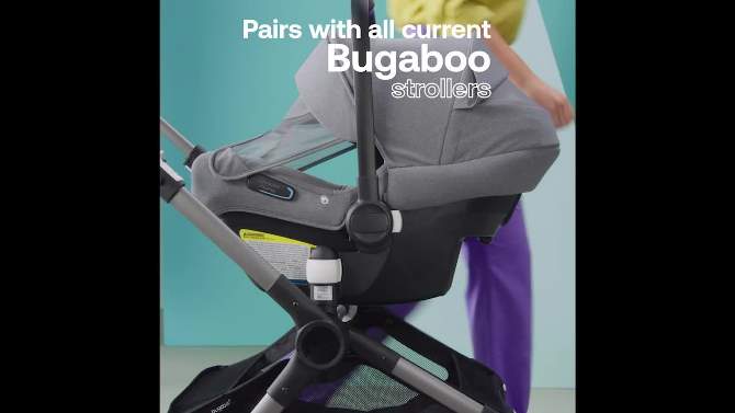 Bugaboo Turtle Air x Nuna Car Seat + Recline Base - Lightweight Infant Car Seat, 2 of 14, play video