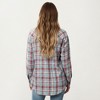 Anna-Kaci Women's Long Sleeve Plaid Button-Up Shirt with Chest Pockets - 2 of 4