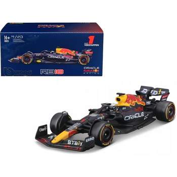 Red Bull Racing RB18 #1 Max Verstappen "F1 World Championship" (2022) with Display Case 1/43 Diecast Model Car by Bburago