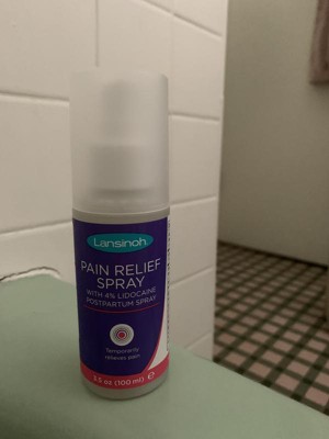 Lansinoh Postpartum Pain Relief Spray With 4% Lidocaine - 3.5oz : Target