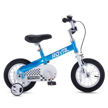 RoyalBaby Formula Kids Bike with Kickstand, Dual Hand Brakes, and Adjustable Handlebar & Seat, for Boys and Girls Ages 3 to 10