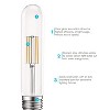 Luxrite Vintage T9 LED Tube Light Bulbs 60W Equivalent, 2700K Warm White, 550 Lumens, Dimmable  5W, UL Listed, E26 Base 4 Pack - 4 of 4