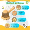 BABYYER Pet Bath Brush for Dogs & Cats - Grooming Brush with Built-in Shampoo Dispenser - Massage Wash Brush for Long & Short Hair - 4 of 4