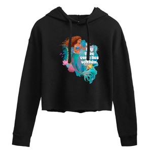 Women's - Disney - True Voice Lies Within Cropped Graphic Hoodie - 1 of 3