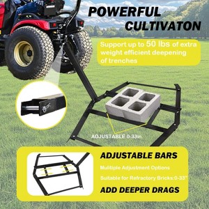 Stainless Steel Lawn Leveler, Leveling Tool, Level Yard Tool Backyard, Garden, , Golf Course, Level Soil or Dirt Ground Surface - 1 of 4