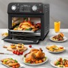 ELJGET 13qt Air Fryer Toaster Oven 1500W Countertop Convection Oven Space Save Oil Less, Black - 3 of 4