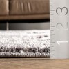 Nuloom Agata Textured Tassel Area Rug, 5' 3" x 7' 7", Gray - 3 of 4