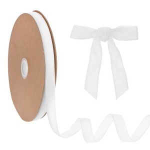 Unique Bargains Velvet Single Side Christmas Vintage Ribbon 1 Pc - 1 of 4
