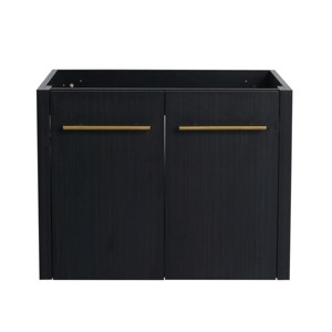 SEVOBAL Bathroom Storage Cabinets Wall Mounted Vanity With Soft Close Doors And Modern Design for Homes, Black, 23.25"*17.94"*17.96" - 1 of 4
