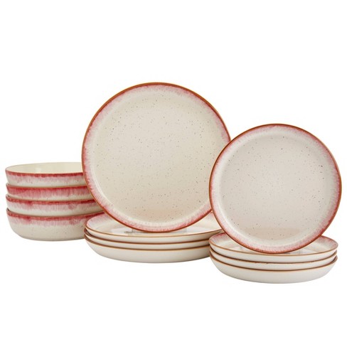 Cream dish set best sale