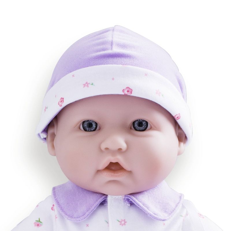 JC Toys La Baby 16&#34; Baby Doll - Purple Outfit with Pacifier, 3 of 7