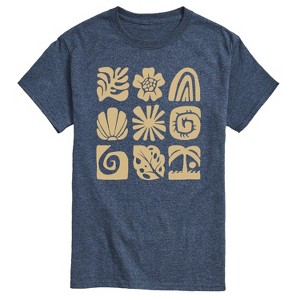 Men's - Instant Message - Beach Squares Short Sleeve Graphic T-Shirt - 1 of 4