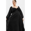 Women's Plus Size Flirty Midi Dress - black | CITY CHIC - 3 of 4