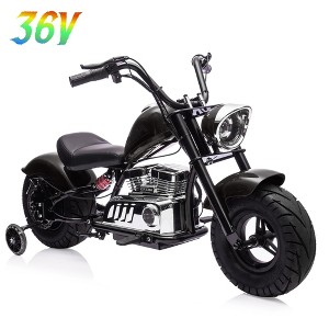 Garvee 36V Kids' Electric Dirt Bike with 350W Motor – Up to 16.5 MPH, Suspension, LED Lights & Music – Off-Road Motorcycle for Teens - 1 of 4