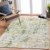 Modern Abstract Area Rug – Washable, Low Pile, Non-Slip, Non-Shedding Foldable Floor Carpet for Living Room, Bedroom, Kitchen - 3 of 4