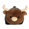 Aurora Medium Layton Longhorn Cow Spudsters Adorable Stuffed Animal Brown 10.5" - 2 of 4
