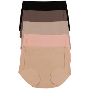 Felina - No Show Elastic-Free Hipster Underwear 5-Pack  Invisible Underwear for Women, Lightweight & Comfortable - 1 of 4