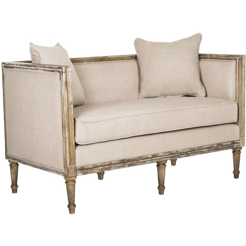 Leandra Rustic French Country Settee  - Safavieh, 3 of 7