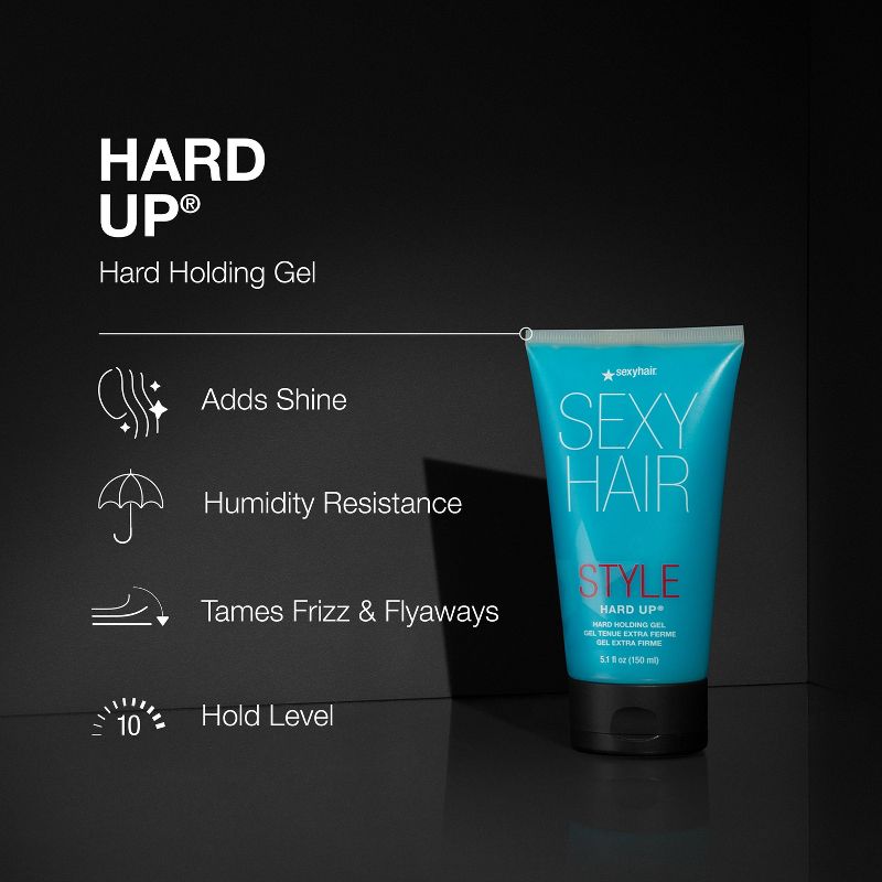Sexy Hair Style Sexy Hair Hard Up Hard Holding Gel - 5.1 fl oz, 4 of 6