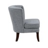 CAVINAS 18" Modern Accent Chair with solid Wood Legs, Classic Living Room Upholstery Chair,Button Tufted Back - 3 of 4