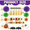 Joyfy Ultimate Halloween Trunk or Treat Decor Kit, Car Arch Decorations with 'Happy Halloween' Banner, Ghost, Pumpkin & Bat Cutouts - 2 of 4