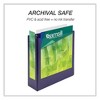 Samsill Earth's Choice Plant-Based Economy Round Ring View Binders, 3 Rings, 3" Capacity, 11 x 8.5, Purple, 2/Pack - 3 of 4