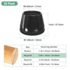 Unique Bargains Silicone Felt Durable Multipurpose Chair Leg Floor Protectors 32 Pcs - 3 of 4