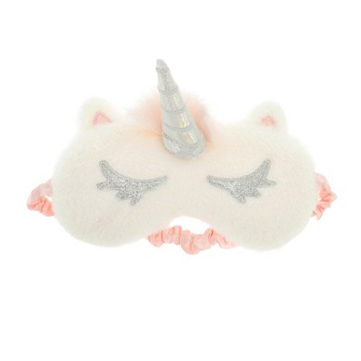 Unique Bargains Durable Unicorns Eye Mask Silver 1 Pc
