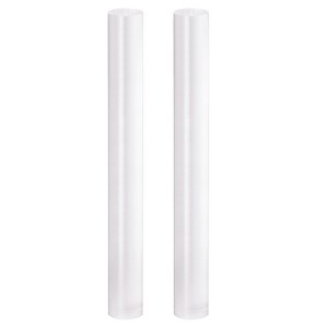 Unique Bargains DIY Crafts Acrylic Round Tube Non-Stick Durable Smooth Clay Roller 2 Pcs - 1 of 4