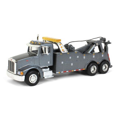 Spec Cast 1/64 Grey Peterbilt 385 Tow Truck Wrecker Cust-1680