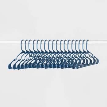  30 Pk Youth Petite Plastic Hangers for Children Clothes Sizes 8  to 14, Petite, Teen, Preteen, Junior, 30 Pack (White) : Home & Kitchen