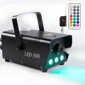 Swtroom Smoke Machine Fog Machine Colorful LED Lights Smoke Sprayer Remote Fogger Halloween - 1 of 4