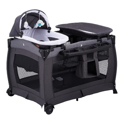 MYKKO 1-Second Setup 3-in-1 Playard for Babies - Heavy-Duty Steel Frame for Safe Sleep Space, Portable Crib with Zip Door
